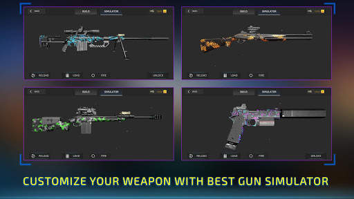Gun Simulator: gun builder 3D screenshot 1