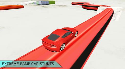 Extreme Car Stunts - 3D Ramp Driving Games 2021 screenshot 2