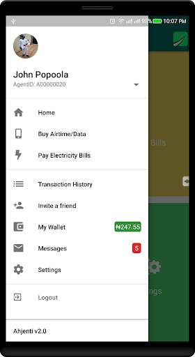 Ahjenti Mobile Payment Portal screenshot 3
