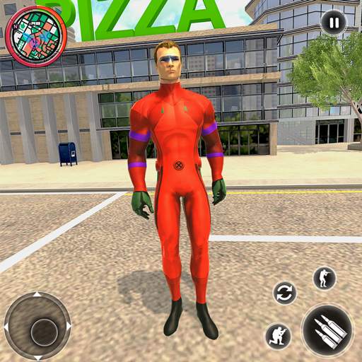 Flying Rope Hero Vice Town-Deadhero Gangster Games 1