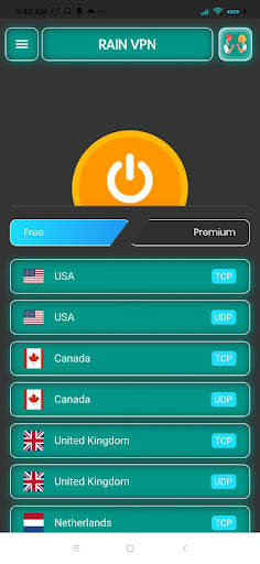 Rain VPN screenshot 3