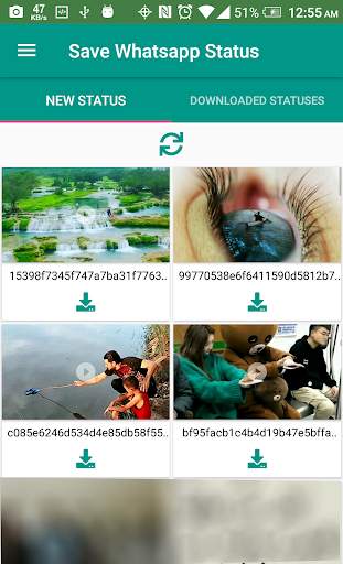 Status downloader for whatsapp screenshot 1