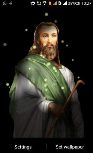 Jesus Fireflie Live Wallpaper screenshot 3