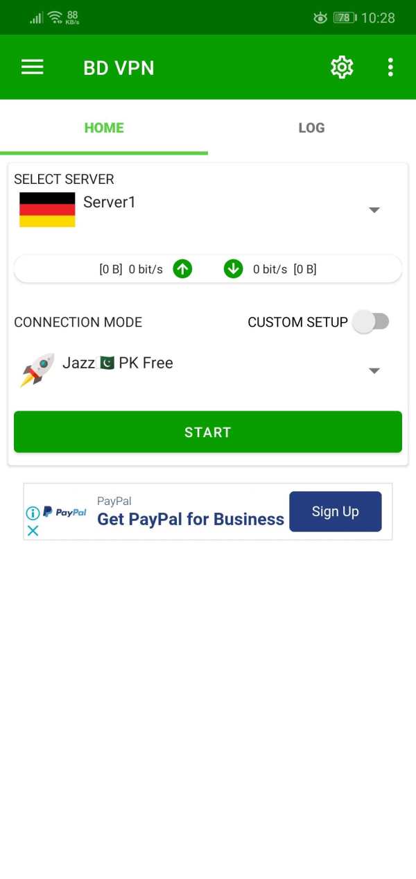 Bd VPN screenshot 1