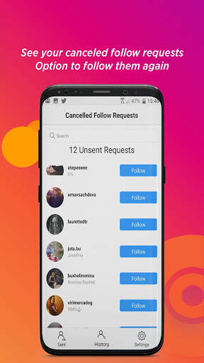 Cancel Pending Follow Requests for Instagram screenshot 2
