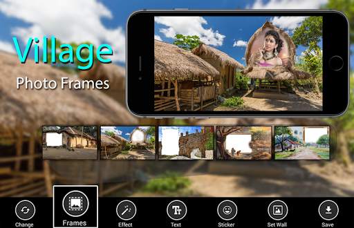 Village Photo Frames - my village life photo style 1 تصوير الشاشة