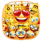 Glossy Emoji Keyboard Theme- Gif, Wallpapers 10001002