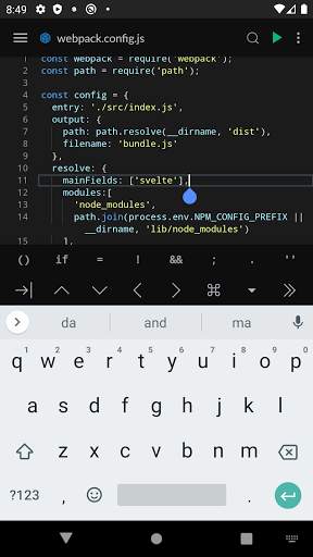 Spck Editor for NodeJS screenshot 2