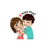 Romantic Couple Love Story WA Stickers Pack 2.0