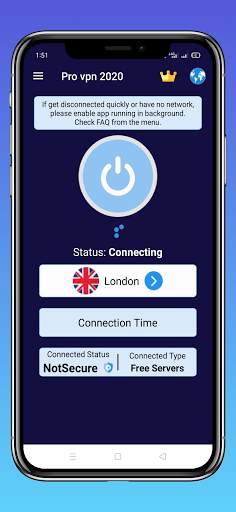 Pro VPN 2021 screenshot 1