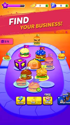 Merge Burger: Food Evolution Cooking Merger screenshot 3