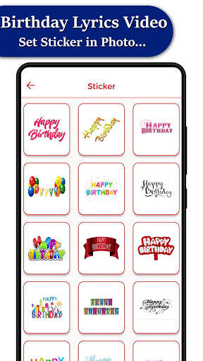 My Photo Birthday Lyrical Video Status Maker screenshot 3