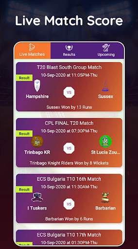 Cricket Live Score screenshot 2