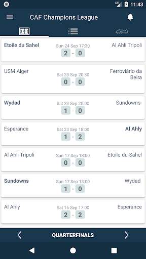 Scores for CAF Champions League. Africa Live Goals screenshot 3