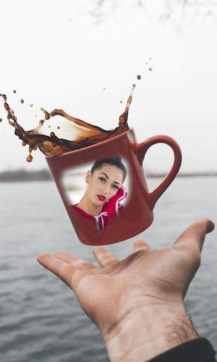 Good Morning Coffee Mug Photo Frame Editor 2021 22 تصوير الشاشة