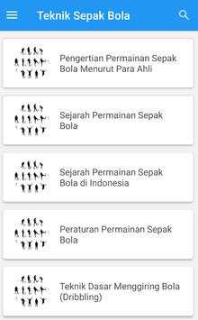 Teknik Dasar Permainan Sepak Bola screenshot 3