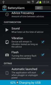 AlarmBattery screenshot 2