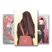 Cartoon Muslimah : Wallpaper and DP иконка