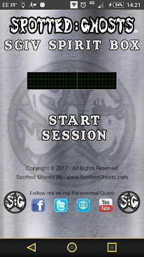 SG4 Spirit Box - Spotted Ghosts screenshot 1