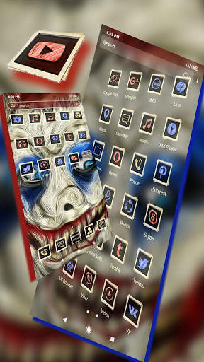 Scary Clown Launcher Theme screenshot 4