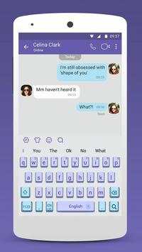 Keyboard Theme for Viber Messenger screenshot 4