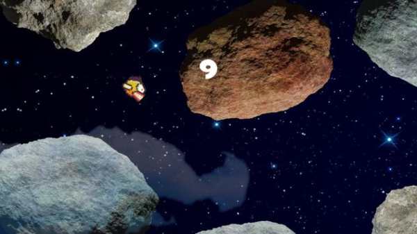 Flappy Angry Bird in Space स्क्रीनशॉट 6