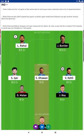 PrimeTeam11 -Best Fantasy Team Provider screenshot 11