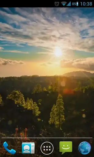 Sunny Mountain Live Wallpaper screenshot 2