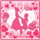 Pink Love Valentine Keyboard Theme 10001004