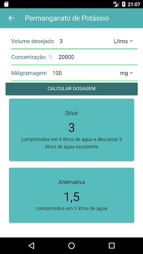 Calculadora de Medicação screenshot 4