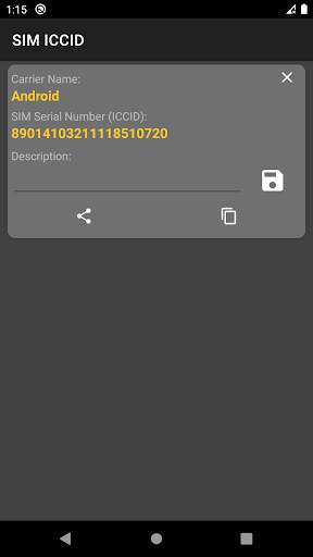 SIM Serial Number - ICCID screenshot 2