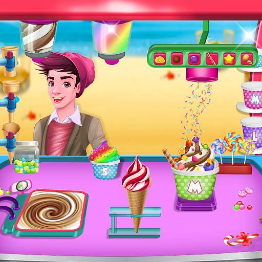 Ice Cream Beach Cart: Ice Popsicle Shop Games 1.0.4
