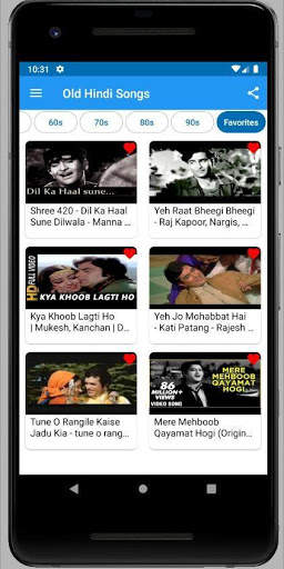 Retro: Old Hindi Songs Videos - Purane Gane screenshot 2