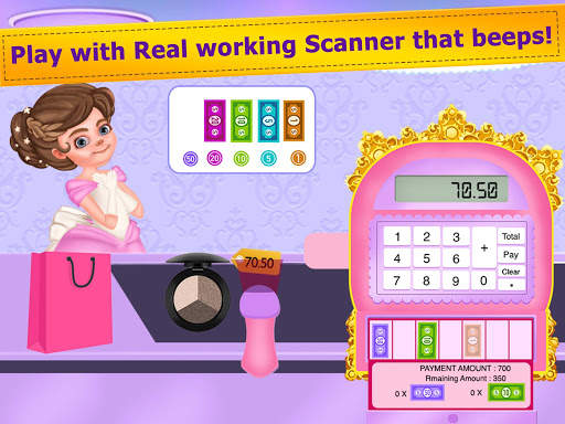 Pink Princess Grocery Market Cash Register screenshot 5