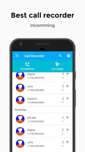 Call Recorder : auto recording & security 2020 screenshot 3