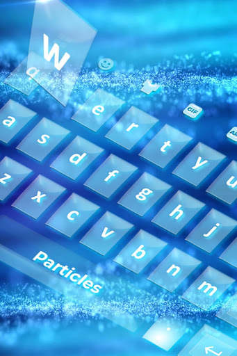 Glitter Particles Animated keyboard screenshot 2