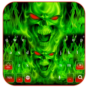Green brand skelet icon