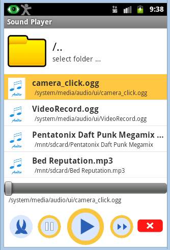 Sound Player 1 تصوير الشاشة