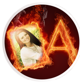 Fire Alphabet Photo Frame icon