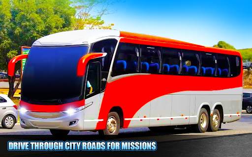Coach Bus Drive Simulator Game screenshot 1