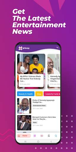 GHBASE Entertainment News App screenshot 1