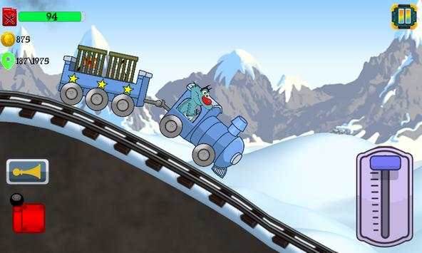 Little Oggy Rail Rush screenshot 1