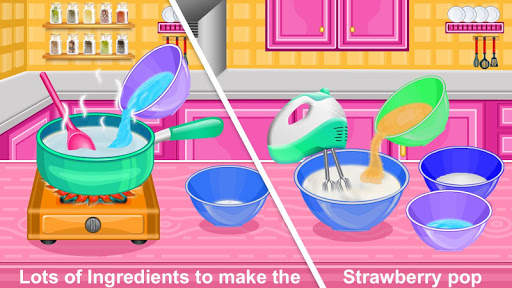 Strawberry Shaped Pops - Cooking Games screenshot 2