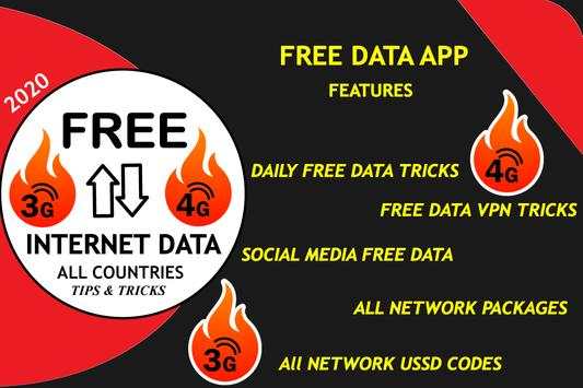 Daily Free data internet 3g 4g Free data Tricks screenshot 3