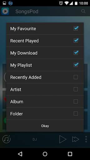 SongsPod Music Player screenshot 3