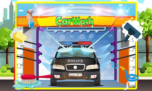 Police Car repair and wash screenshot 7