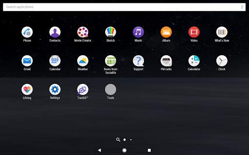 Nature Black Theme Xperia 1 (live wallpaper) screenshot 12