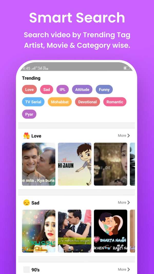 Full Screen Video Status for Whatsapp - VidFly screenshot 3