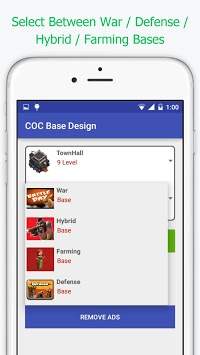 Base Clash of Clans Map Layout screenshot 2