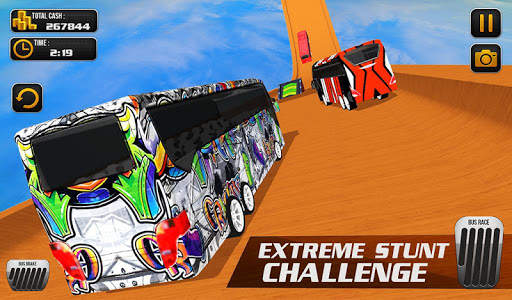 Mega Ramp Bus Stunt Racing: Bus Jumping Game 2021 screenshot 12